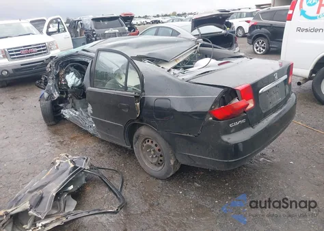 2002 Honda Civic Lx z USA, uszkodzony, nr VIN 1HGES16502L027176